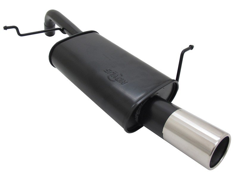 Novus Sport Endschalldämpfer für Ford Fiesta MK7 JA8 1.25 / 1.4 / TDCI 1x90mm A5411E90
