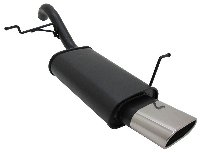 Novus Sport Endschalldämpfer für Ford Fiesta MK7 JA8 1.25 / 1.4 / TDCI 75x135mm A5412E0
