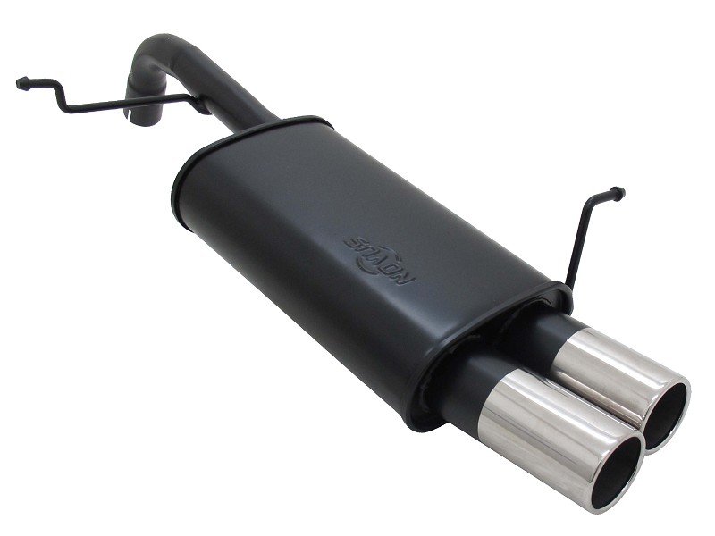 Novus Sport Endschalldämpfer für Ford Fiesta MK7 JA8 1.25 / 1.4 / TDCI 2x76mm A5412E76