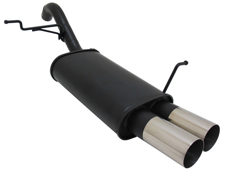 Novus Sport Endschalldämpfer für Ford Fiesta MK7 JA8 1.25 / 1.4 / TDCI 2x76mm RL-Design A5412E76RL