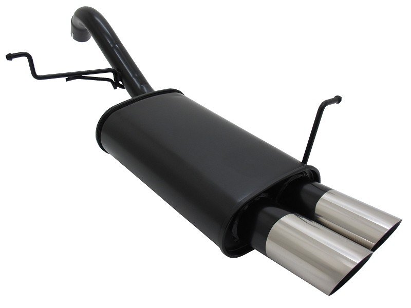Novus Sport Endschalldämpfer für Ford Fiesta MK7 JA8 1.25 / 1.4 / TDCI 2x76mm MS-Design A5412E76S
