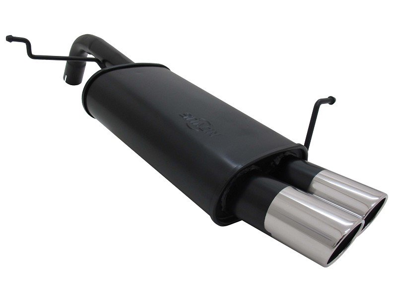 Novus Sport Endschalldämpfer für Ford Fiesta MK7 JA8 1.25 / 1.4 / TDCI 2x76mm SR-Design A5412E76SR