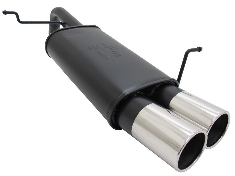Novus Sport Endschalldämpfer für Ford Fiesta MK7 JA8 1.25 / 1.4 / TDCI 2x90mm A5412E90