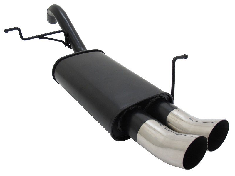 Novus Sport Endschalldämpfer für Ford Fiesta MK7 JA8 1.25 / 1.4 / TDCI 2x76mm DTM A5412ED76