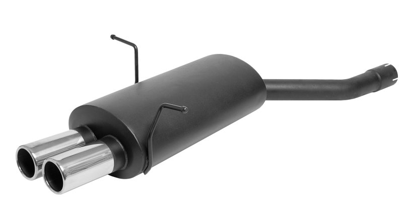 Novus Edelstahl Sport Endschalldämpfer für BMW E46 2x76mm E3002E76