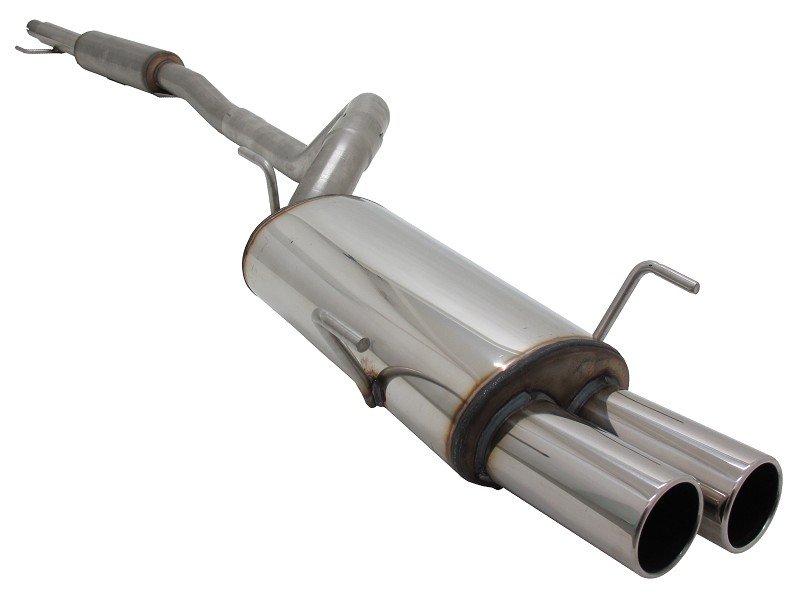 Novus Gr.A Anlage Edelstahl für Opel Corsa C 2x76mm EA1142E76