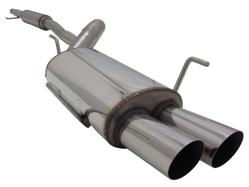 Novus Gr.A Anlage Edelstahl für Opel Corsa C 2x76mm EA1142E76S