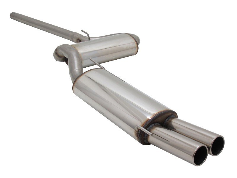 Novus Gr.A Anlage Edelstahl für VW Golf 3 2x76mm EA2532E76