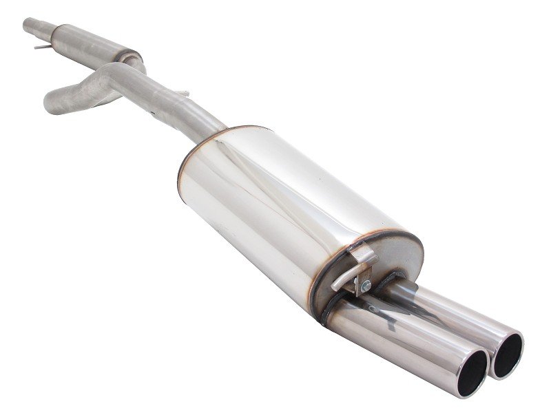 Novus Gr.A Anlage Edelstahl für Audi A3 / Seat Leon / VW Golf 4 / VW New Beetle 2x76mm EA2752E76