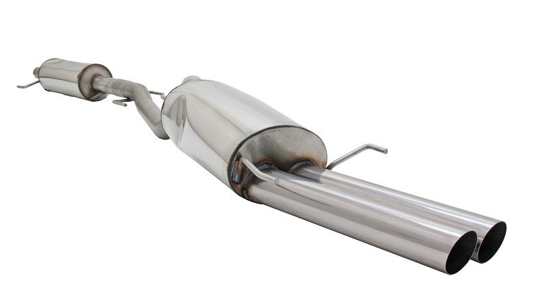 Novus Gr.A Anlage Edelstahl für Opel Astra G Coupe / Cabrio 2x76mm MS-Design EA3282E76S