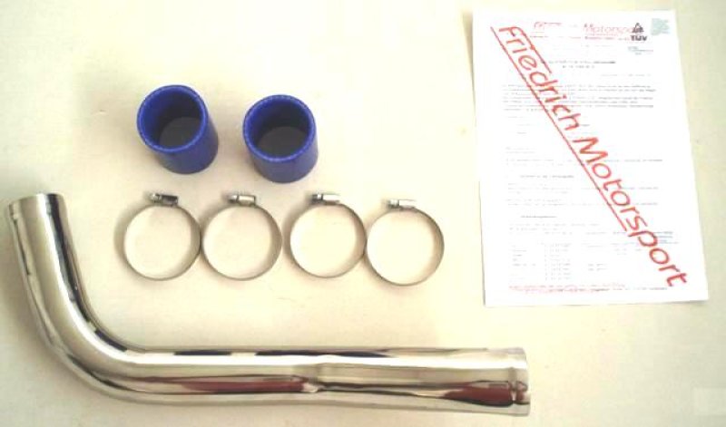 Friedrich Motorsport Ladedruckrohr Edelstahl poliert FMS80010001P