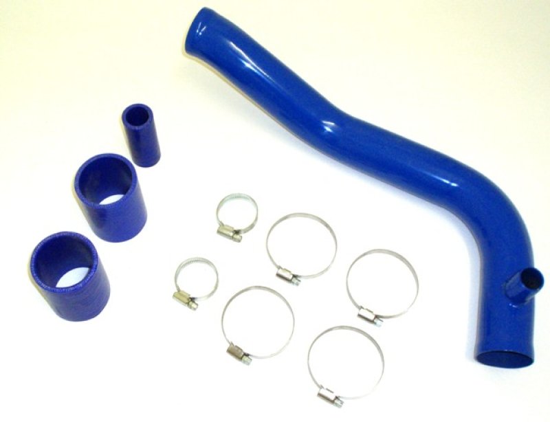 Friedrich Motorsport Ladedruckrohr mit Anschluss für Pop-Off blau beschichtet FMS80010001POB