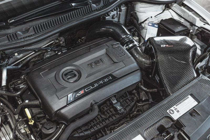HFI Carbon Air Intake Kit Gen.3 für 1.8TSI Polo 6C GTI, Ibiza Cupra 6P, A1 8X inkl. S1 HGHFISV05G3