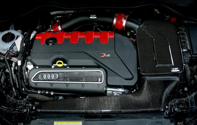 Echt-Carbon Saugrohrabdeckung für Audi RS3 8V/8Y und TTRS 8S 367/400PS HGHFSA25CA