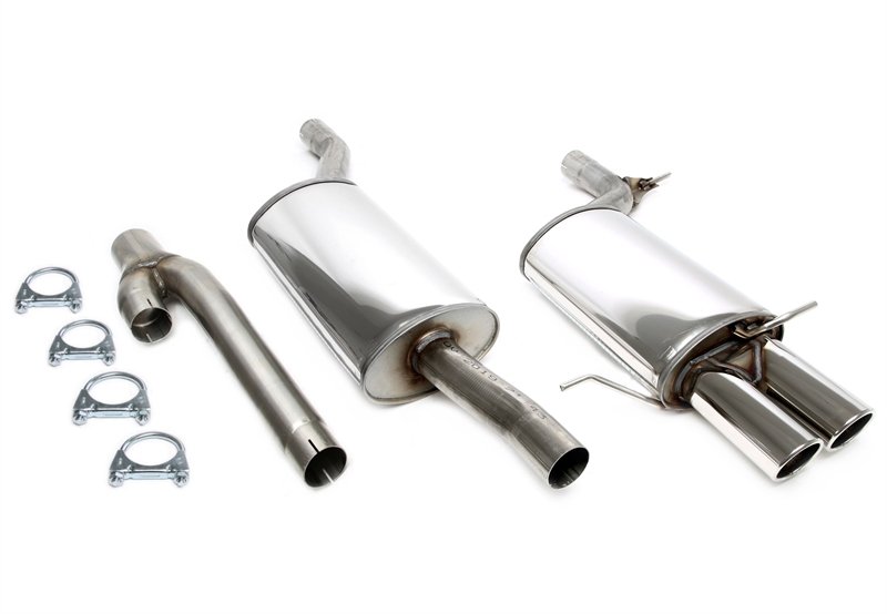 TA Technix Edelstahlanlage Audi A4 Quattro Limousine, Avant B5 2x80mm 02AU002-8