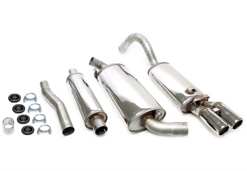 TA Technix Edelstahlanlage Audi 80/90 89 2x70mm 02AU018-15