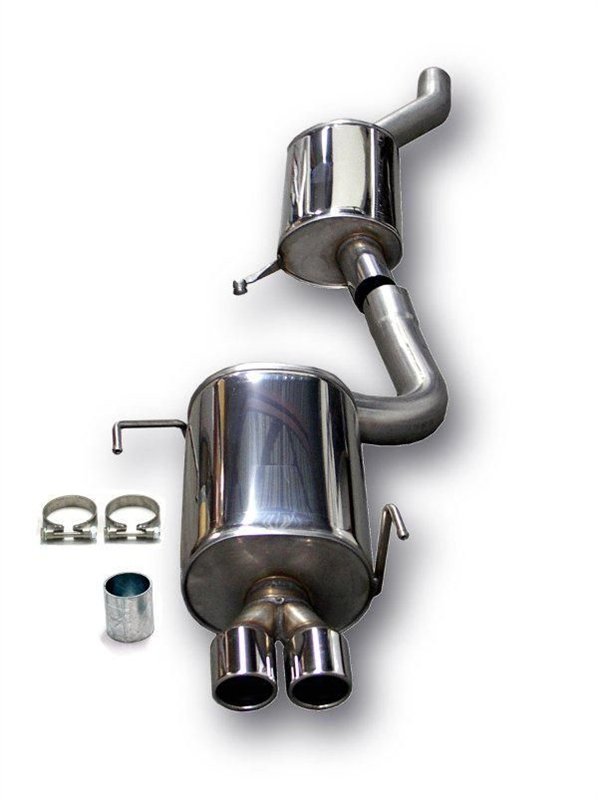 TA Technix Edelstahlanlage Audi 80 S2/RS2 B4-8C 2x80mm 02AU042-8