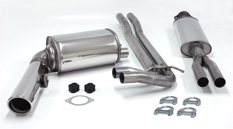 TA Technix Edelstahlanlage Volvo V70 II AWD 1x100mm 02VO027-10