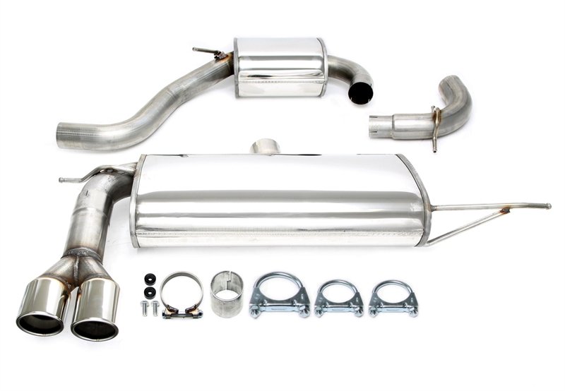 TA Technix Edelstahlanlage VW Scirocco III 2x80mm 02VW011-8