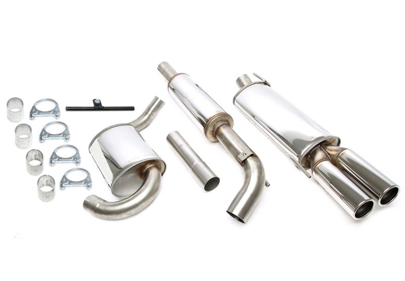 TA Technix Edelstahlanlage Volkswagen Golf 3 2x80mm 02VW027-8