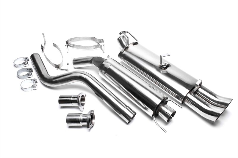 TA Technix Edelstahlanlage Opel Kadett E CC, Cabriolet 2x76mm DTM rund + scharf EVOAFAED76
