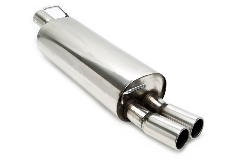 TA Technix Endschalldämpfer Audi A3 8L 2x76mm rund + gebördelt EVOG4A-ESD276
