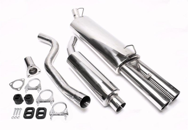 TA Technix Edelstahlanlage Opel Vectra A CC 2 x 76mm rund + gebördelt EVOVAAE276