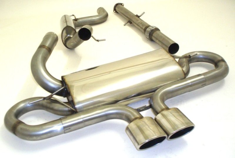 Friedrich Motorsport mittige 76mm Anlage Ford Focus III Schrägheck ST M981202T-x3-X