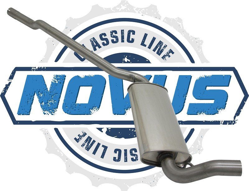 Novus Classic Line Edelstahl Vorschalldämpfer für Audi 80 90 NC139