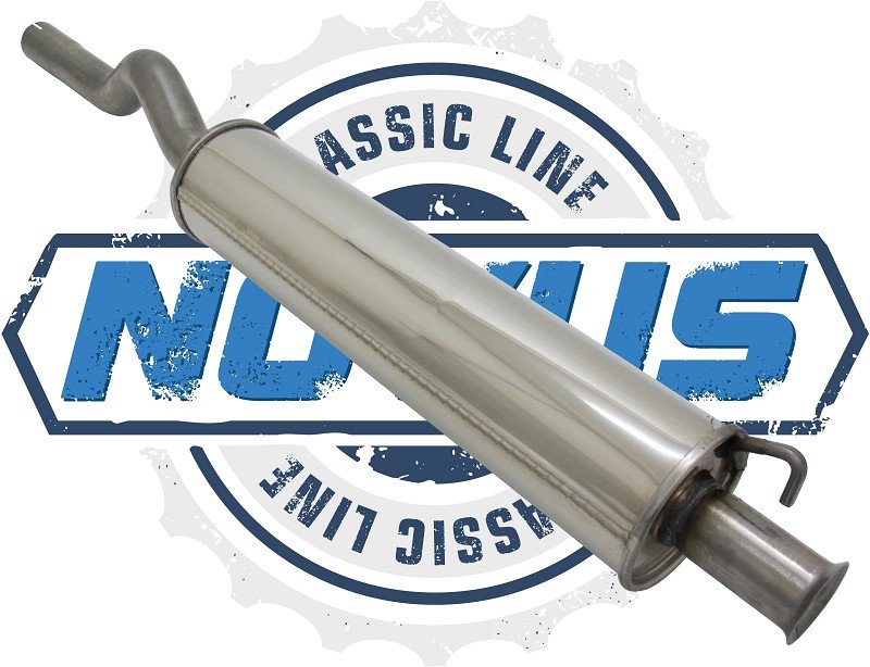 Novus Classic Line Edelstahl Vorschalldämpfer für Audi 80 B4 NC158