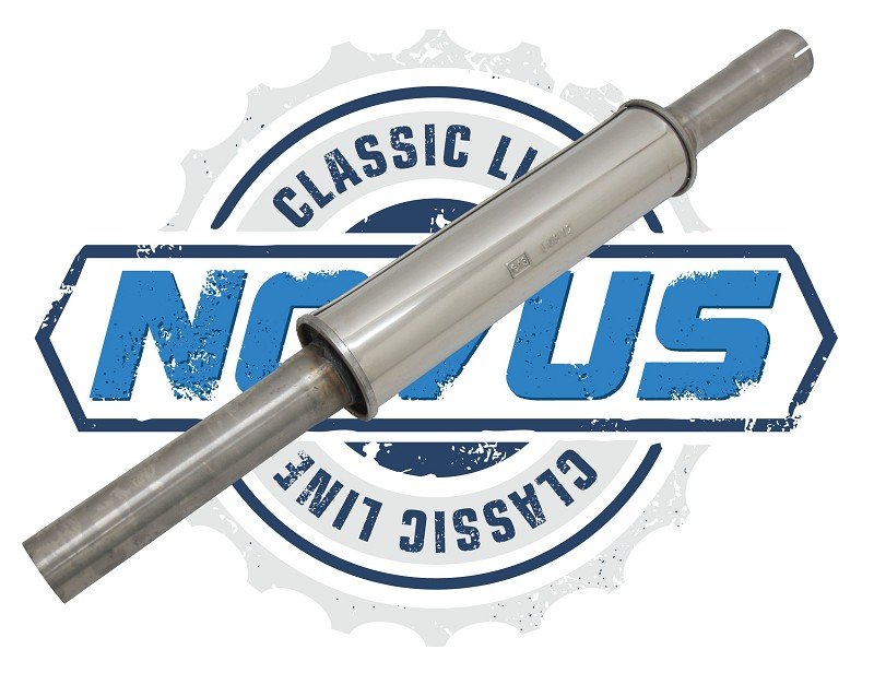 Novus Classic-Line Edelstahl Vorschalldämpfer für VW Golf 2 1.8 16V GTI NC217