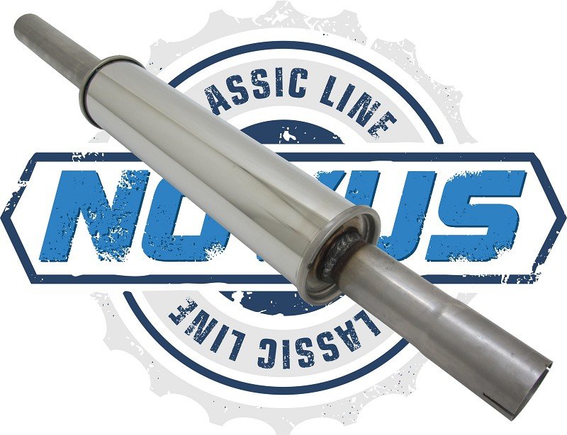 Novus Classic Line Edelstahl Vorschalldämpfer für Golf 2 Jetta 2 1.6TD/1.8/1.8 8V GTI NC249