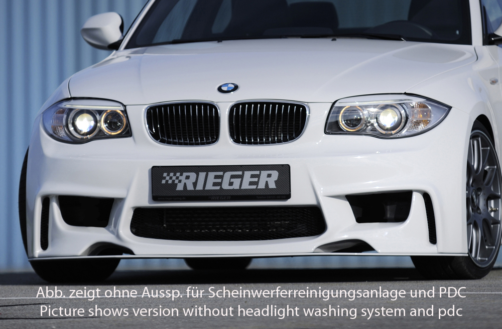 Frontstoßstange Race Rieger Tuning passend für BMW E81 / E82 / E87