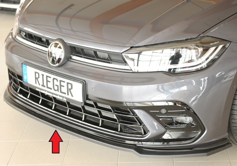 Rieger Spoilerschwert VW Polo AW GTI 06.21- (ab Facelift) - 47221 -  Online-Shop