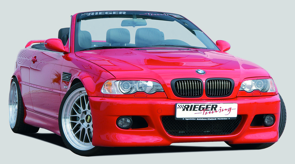 Rieger Spoilerstoßstange (V1) BMW 3er E46 02.02- (ab Facelift