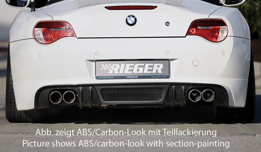 Rieger Heckansatz BMW Z4 (E85) 01.06-03.09 (ab Facelift) - 50519 -  Online-Shop