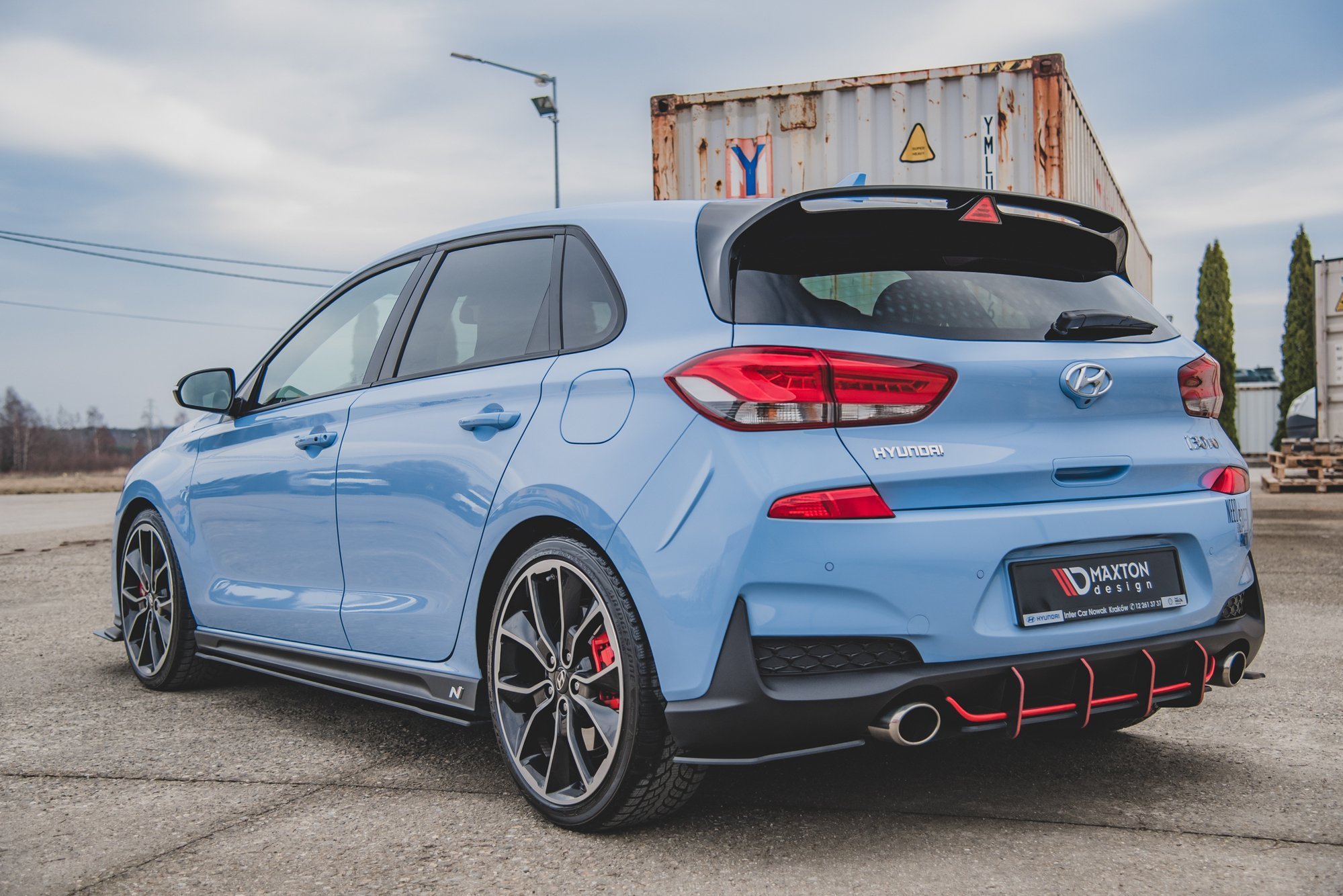 Maxton Racing Seitenschweller Ansatz für Hyundai I30 N Mk3 / Mk3