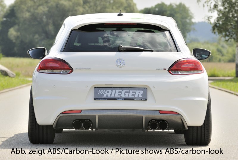 Rieger Heckeinsatz für R-Line Heckschürze VW Scirocco 3 (13) 05.14- (ab Facelift) - 14119