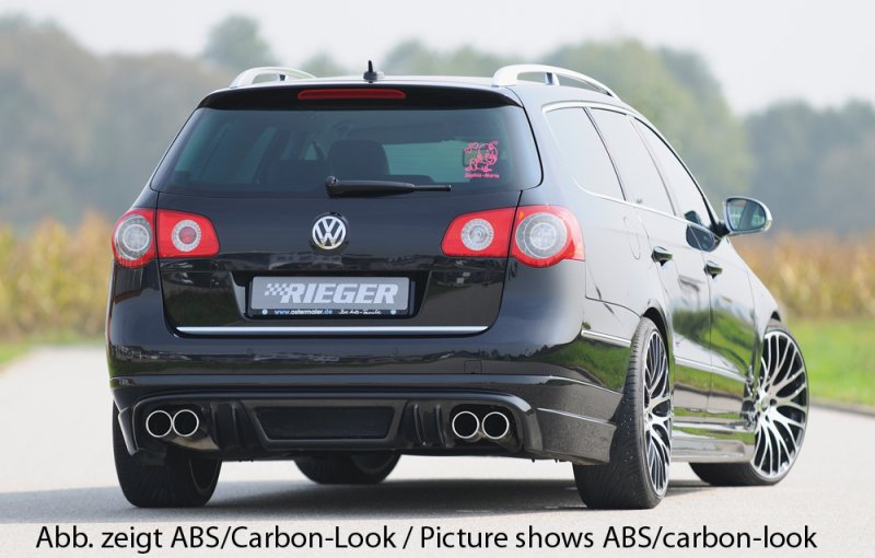Rieger Heckschürzenansatz VW Passat (3C) 03.05-07.10 (bis Facelift) - 24079