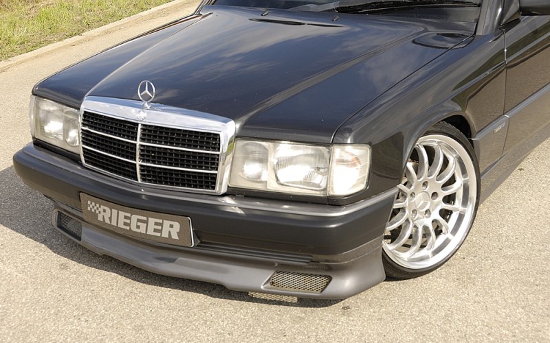 Rieger Spoilerlippe Mercedes 190 (W201) - 25047