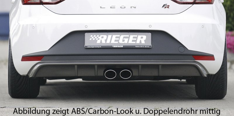 Rieger Heckeinsatz Seat Leon FR (5F) 01.13-12.16 (bis Facelift) - 27008