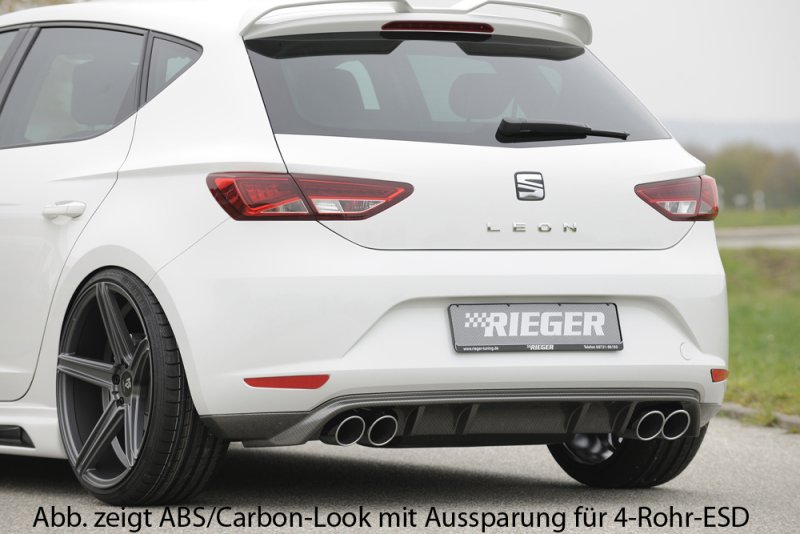 Rieger Heckschürzenansatz Seat Leon (5F) 10.12-12.16 (bis Facelift) - 27019