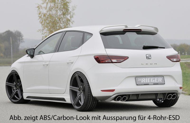 Rieger Heckschürzenansatz Seat Leon (5F) 10.12-12.16 (bis Facelift) - 27019