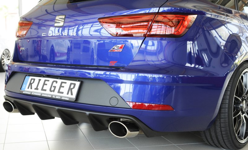 Rieger Heckeinsatz Seat Leon Cupra (5F) 01.17- (ab Facelift) - 27038
