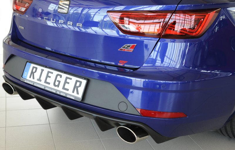 Rieger Heckeinsatz Seat Leon Cupra (5F) 01.17- (ab Facelift) - 27038