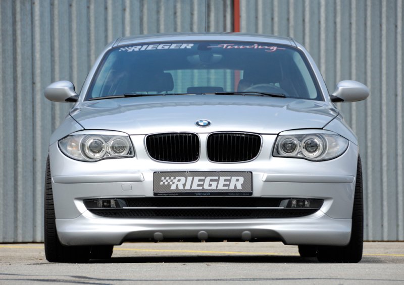 Rieger Spoilerlippe BMW 1er E87 (187 / 1K2/1K4) 04.07-08.11 (ab Facelift) - 35022