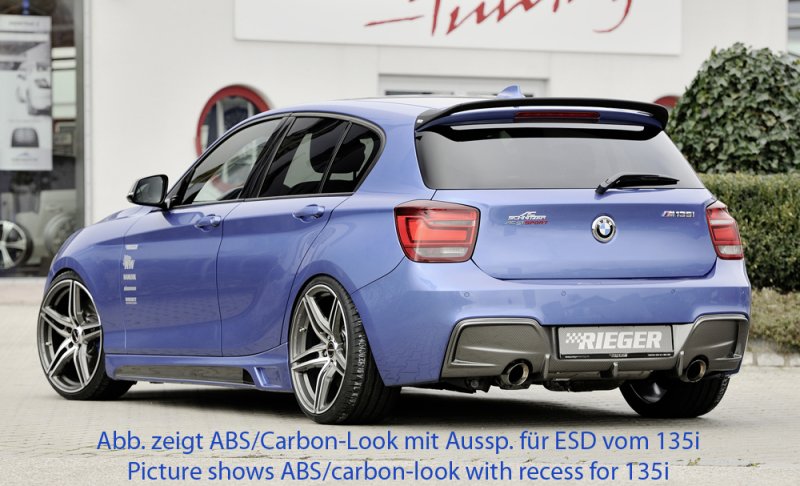 Rieger Heckeinsatz BMW 1er F20 (1K4) 09.11-03.2015 (bis Facelift) - 35060