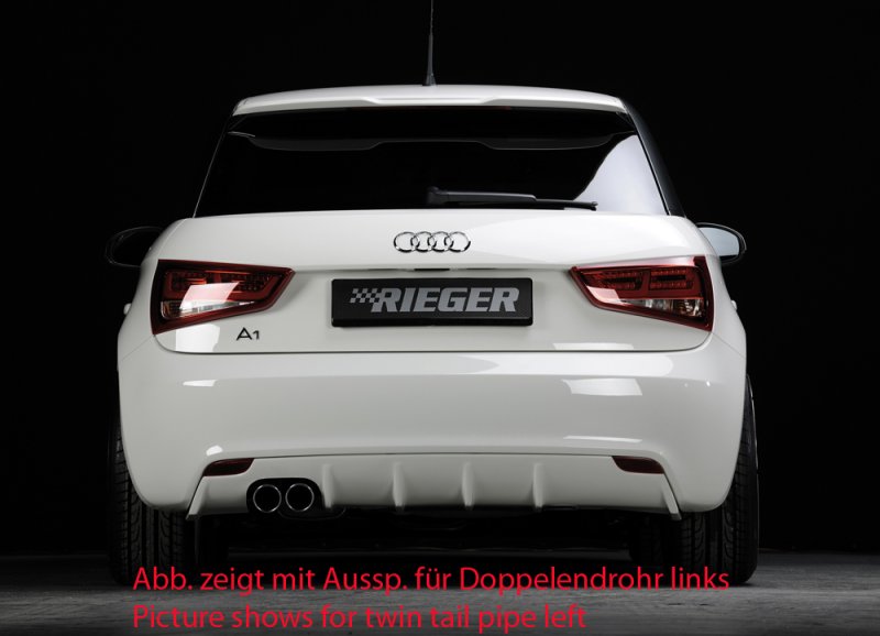 Rieger Heckeinsatz Audi A1 (8X) 08.10-12.14 (bis Facelift) - 44106