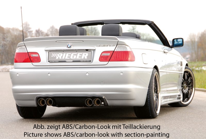 Rieger Heckansatz BMW 3er E46 02.02- (ab Facelift) - 50113