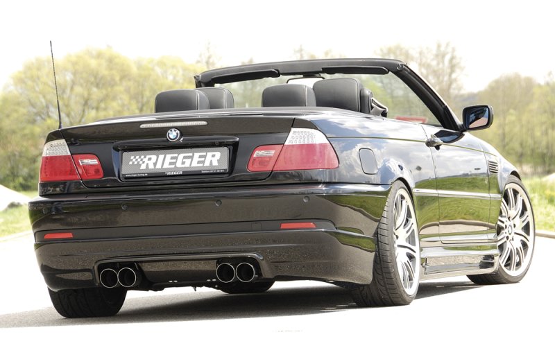 Rieger Heckschürzenansatz BMW 3er E46 02.02- (ab Facelift) - 50123